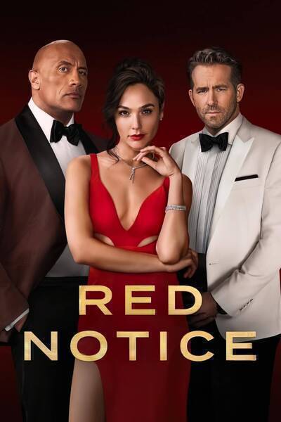 Red Notice Hindi Dubbed Movie Poster 