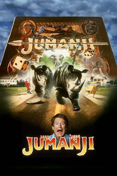 Jumanji Hindi Dubbed Movie Poster (1995)