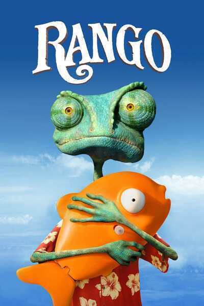 Rango Hindi Dubbed Movie Poster (2011)
