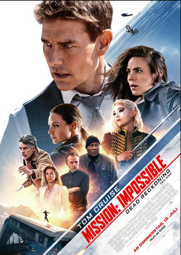 Mission: Impossible - Dead Reckoning Part One Hindi Dubbed Movie Poster (2023)