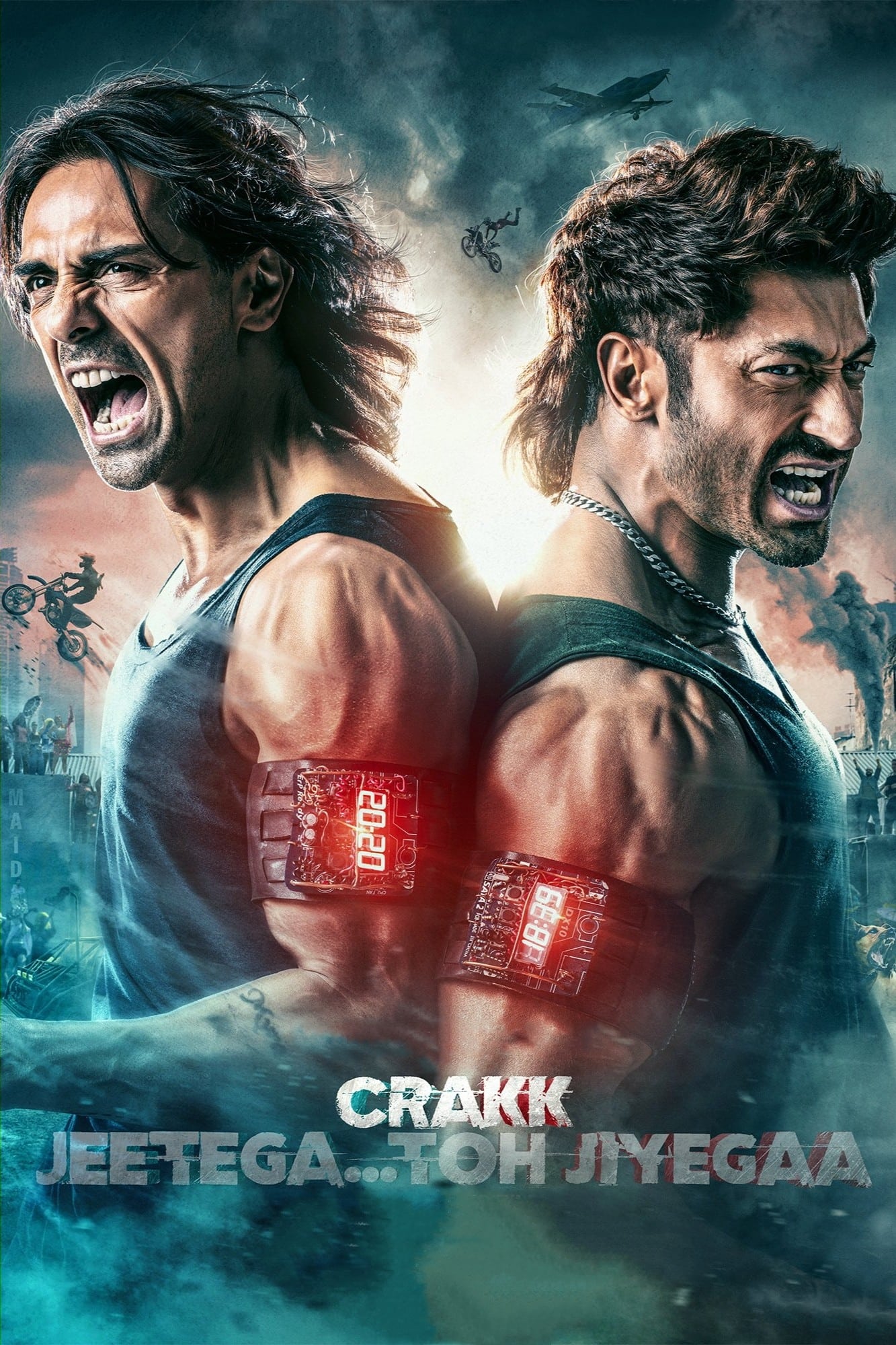 Crakk: Jeetega... Toh Jiyegaa Hindi Dubbed Movie Poster (2024)