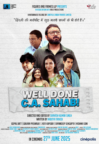 Well Done C.A. Sahab! Hindi Dubbed Movie Poster (2025)