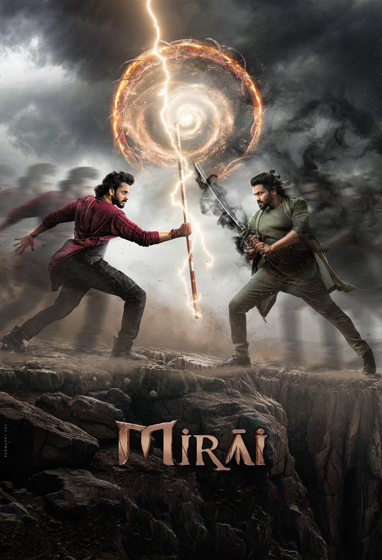 Mirai Hindi Dubbed Movie Poster (2025)