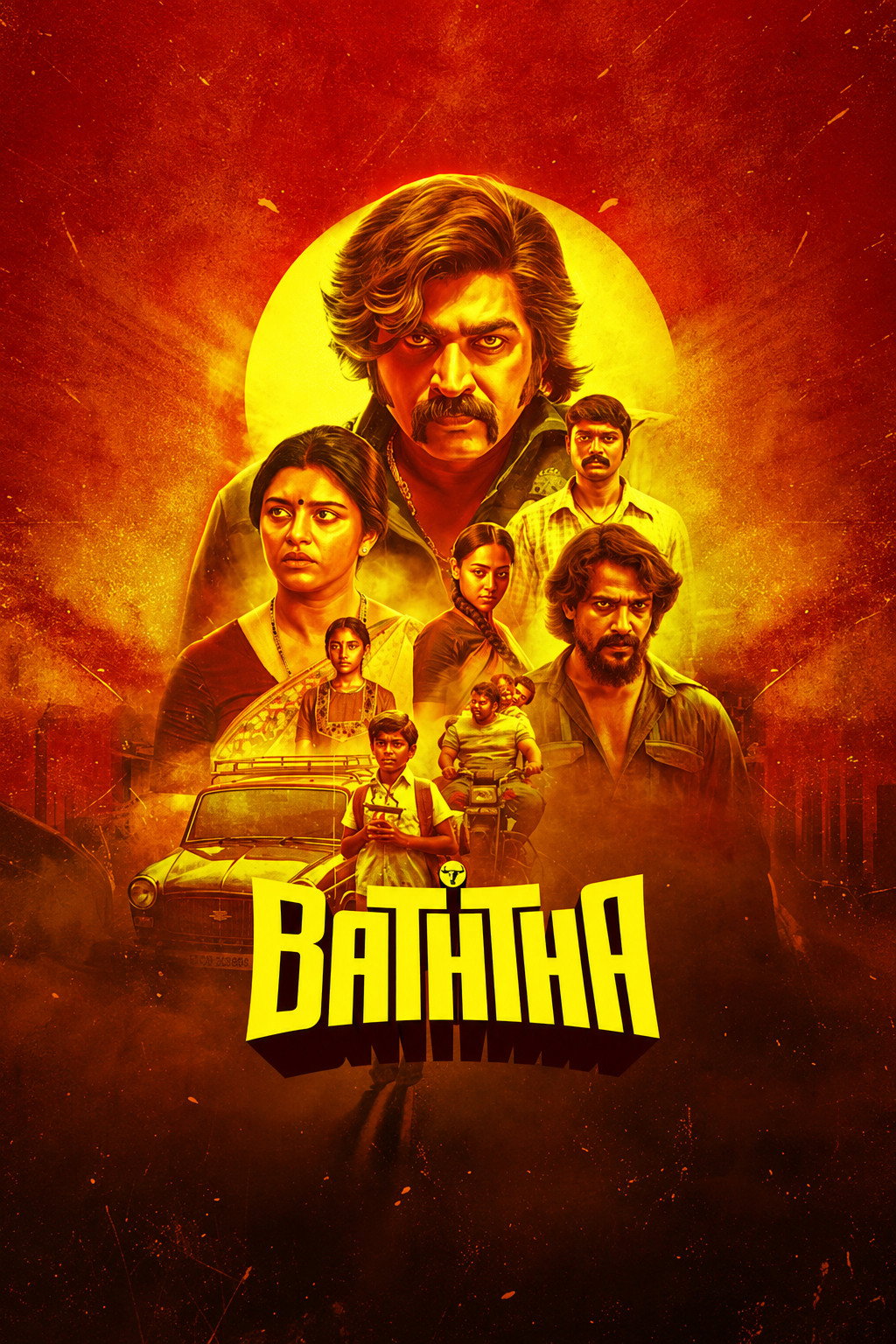 Baththa Hindi Dubbed Movie Poster (2026)